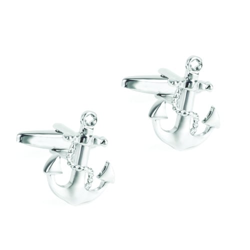 Men Cufflinks 12 - Silver