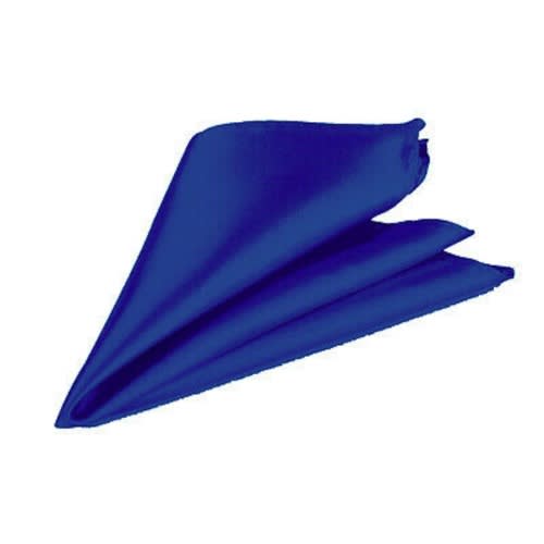 Men's Long Tie With Cufflinks And Pocket Square  - Royal Blue