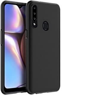 Silicon Back Case For Samsung Galaxy A20s - Black