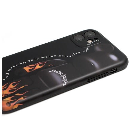 Black Fall-resistant  Back Case For iPhone X