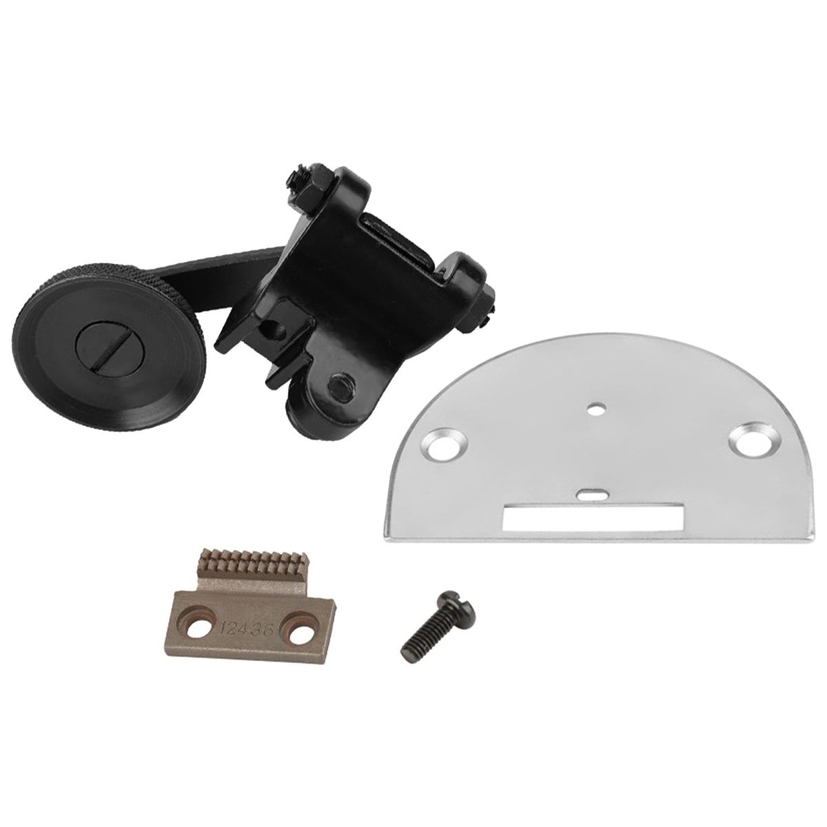 4Pcs Leather Presser Foot Roller Foot Plate Industrial Sewing Machine