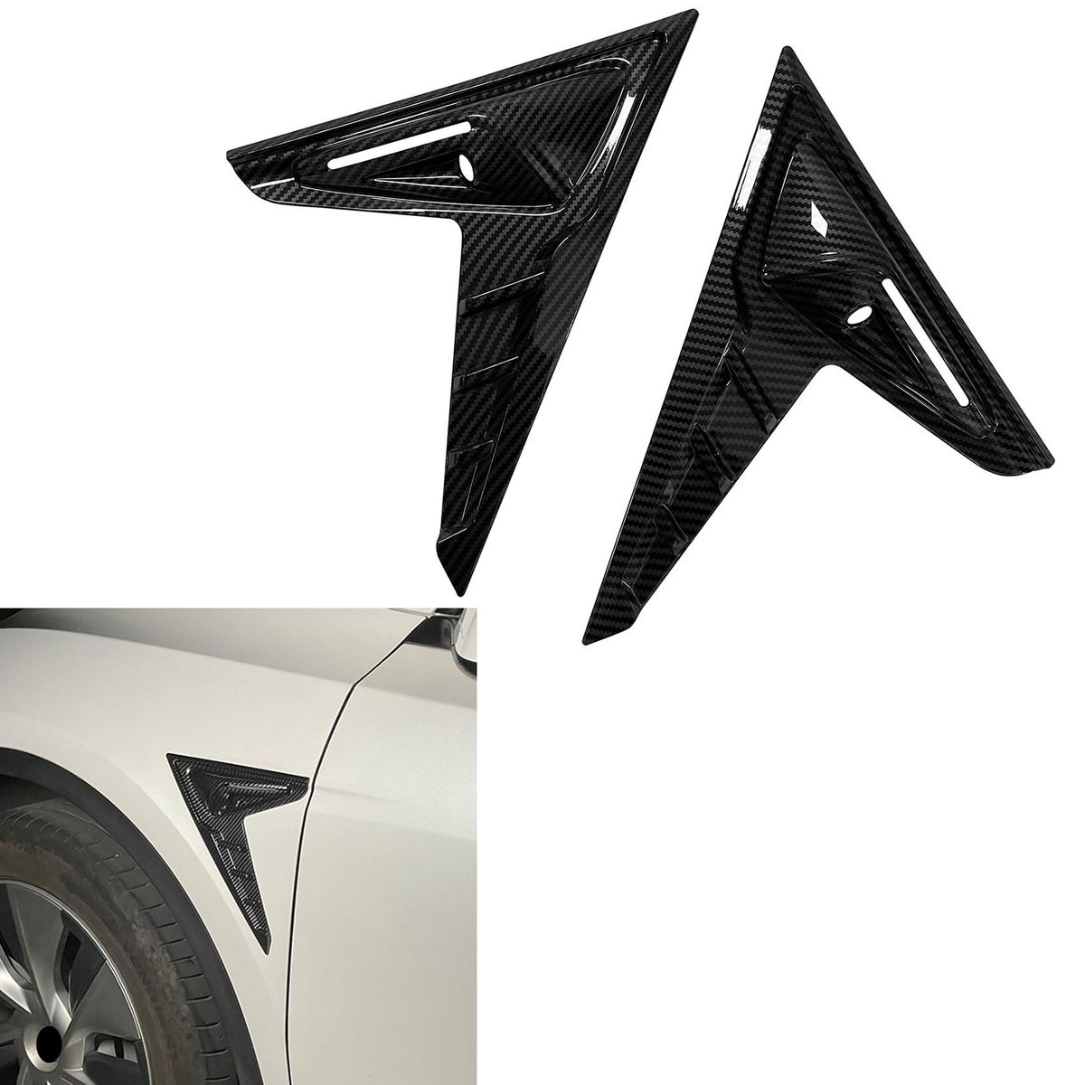 For Tesla Model 3 Y 2020 2021 Camera Fender Cover Vent