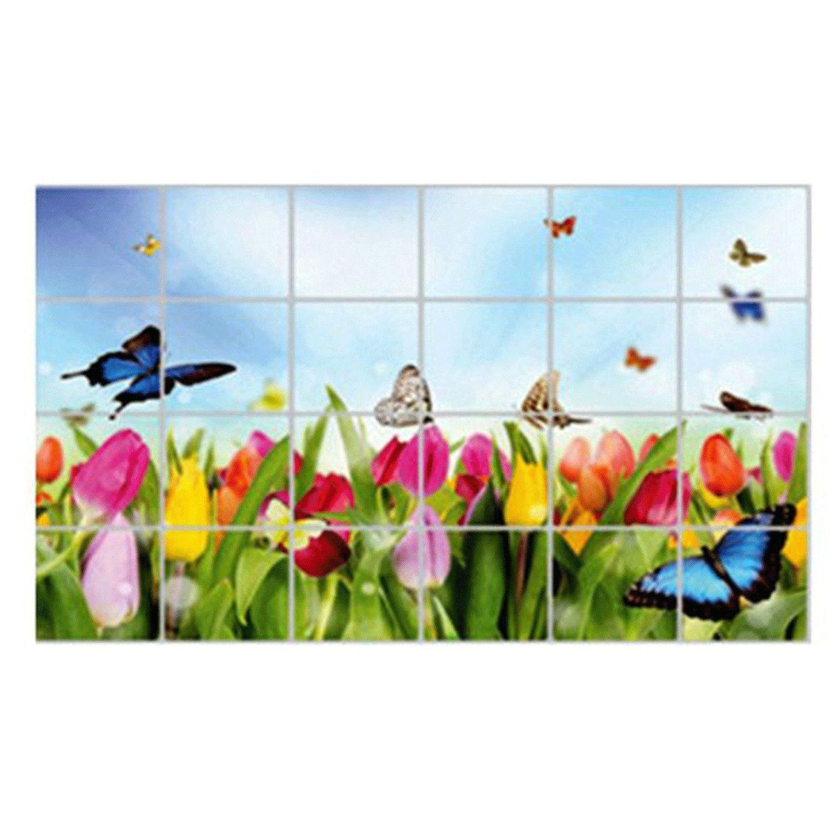 Home Decoration Waterproof Wall Decal Tiled Kitchen Wall