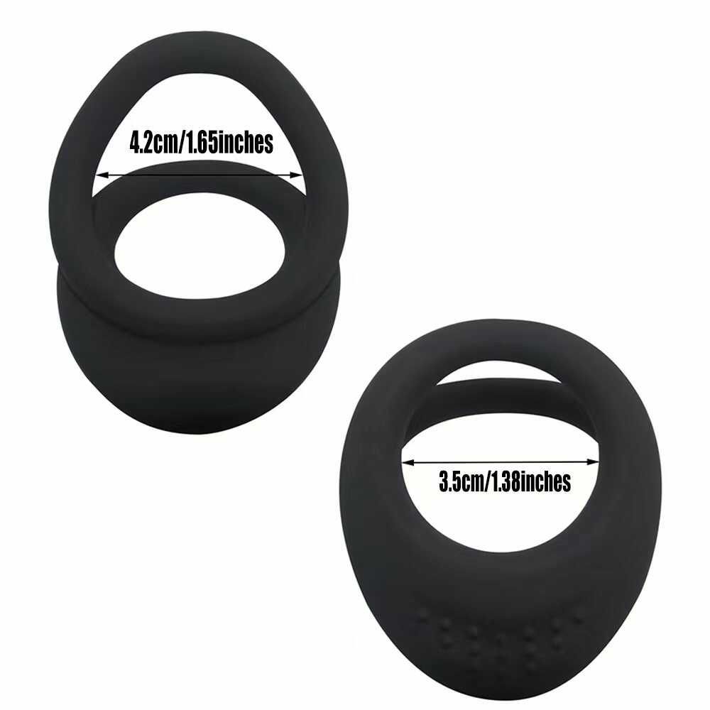 Silicone Penis Rings Set, 7 Different Sizes Cock Rings
