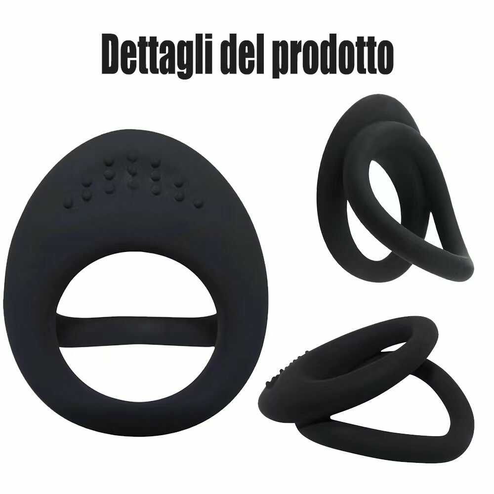 Silicone Penis Rings Set, 7 Different Sizes Cock Rings