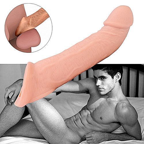 Penis Sleeve Extender Sleeves Reusable Condoms