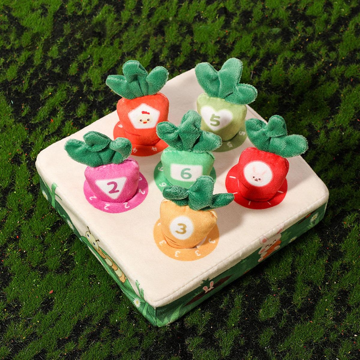 1 Set Baby Educational Toy Toddler Cartoon Carrot Early Educational Toy A