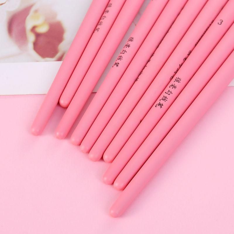 10Pcs/set Wolf Hair Hook Line Pen Fine Paint Brush Pen Set Artist Watercolor Acrylic Painting Brush Art Drawing Supplies