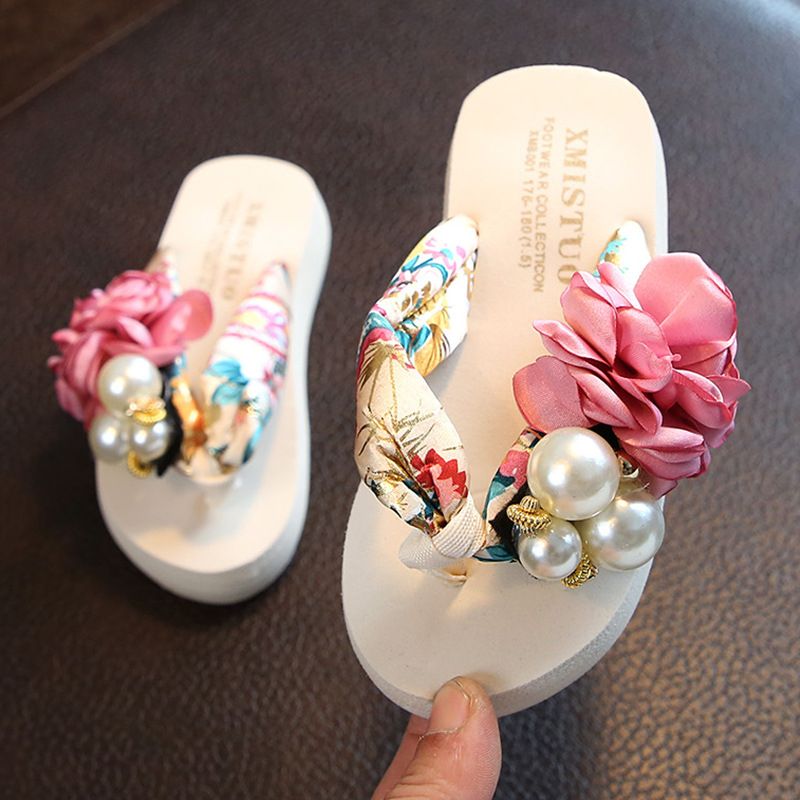 Boy Slippers Shoes Beach Sandals Slippers Fashion Womens Flower Spikes