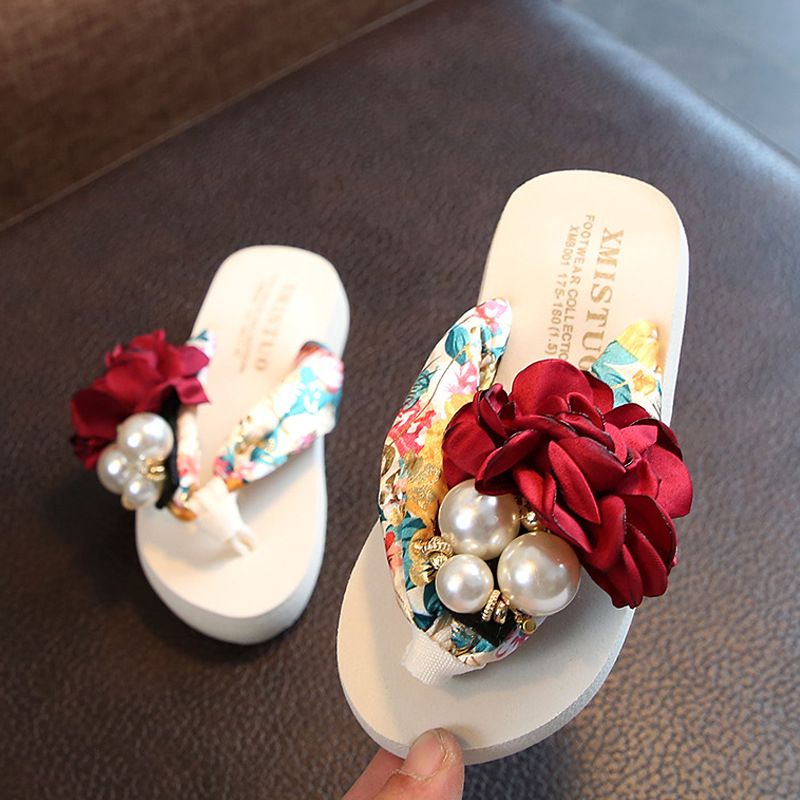 Boy Slippers Shoes Beach Sandals Slippers Fashion Womens Flower Spikes