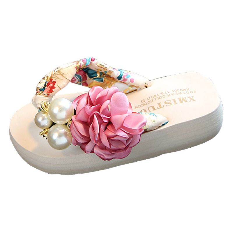 Boy Slippers Shoes Beach Sandals Slippers Fashion Womens Flower Spikes
