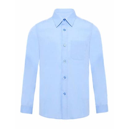 2 Pack Boys' Outstanding Value Easy to Iron Long Sleeve Shirts