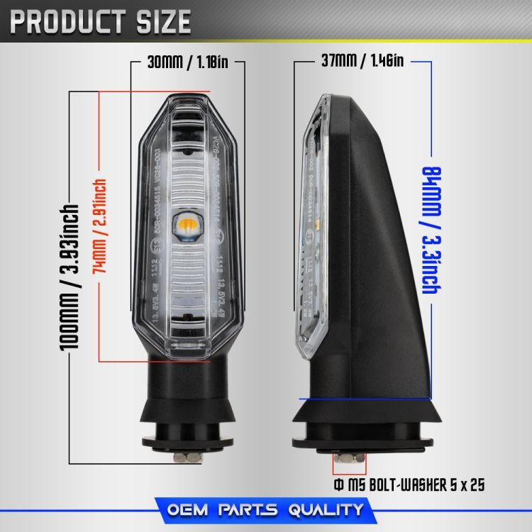 2pcs For Honda RS150 LED Turn Signal Light