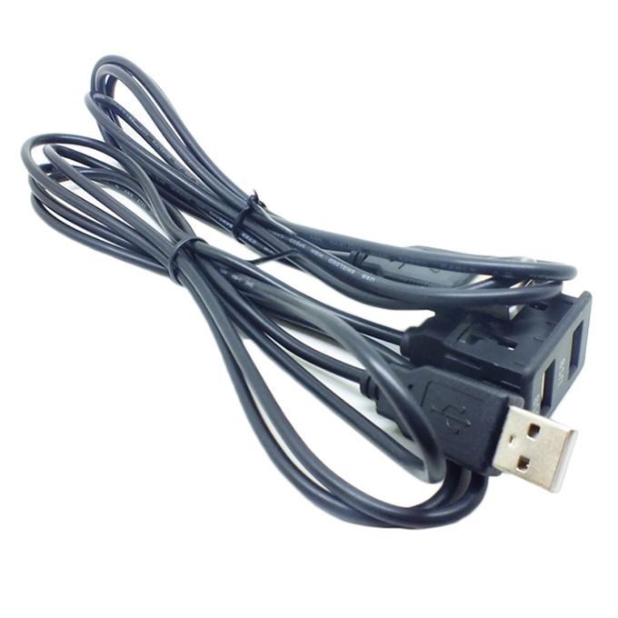15M Car Vehicle Universal Dual USB Audio Dashboard Mounted Extension