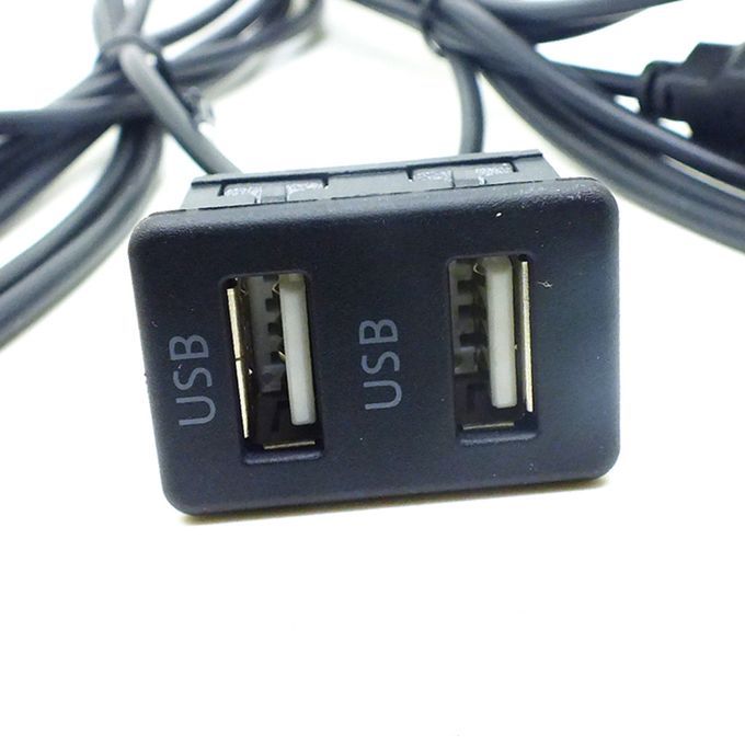 15M Car Vehicle Universal Dual USB Audio Dashboard Mounted Extension