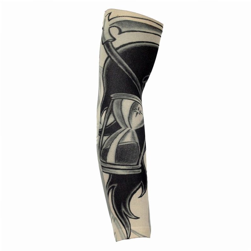 New 3D Tattoo Printed Elastic Arm Sleeves Arm Warmer Unisex UV Protect