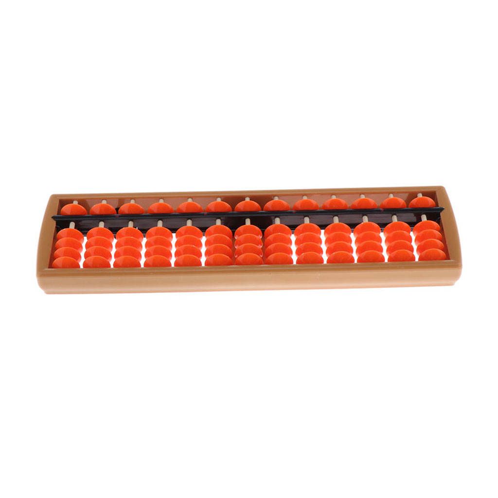 13 Digits Auto Reset Abacus Arithmetic Calculating