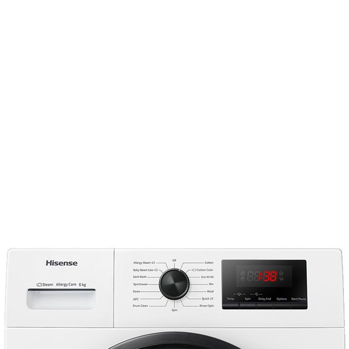 6kg Front load Washing Machine (WFPV6012S) - Silver