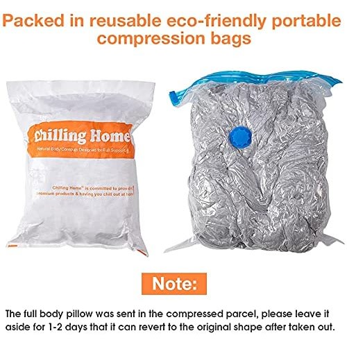 U Shaped Body Pillow - 2 -in- 1 - Full Body Pillow - 55"