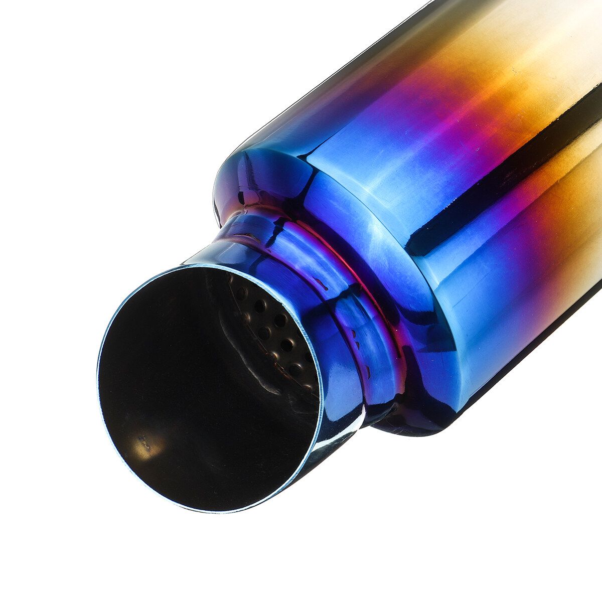 2" 51mm Inlet Exhaust Pipe Muffler Silencer Resonator Bent Stainless Steel