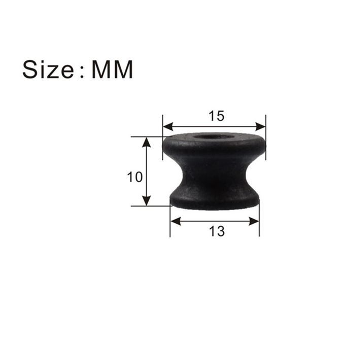 2pcs Ebony Guitar Endpin Strap Lock Button For Guitar Bass Parts