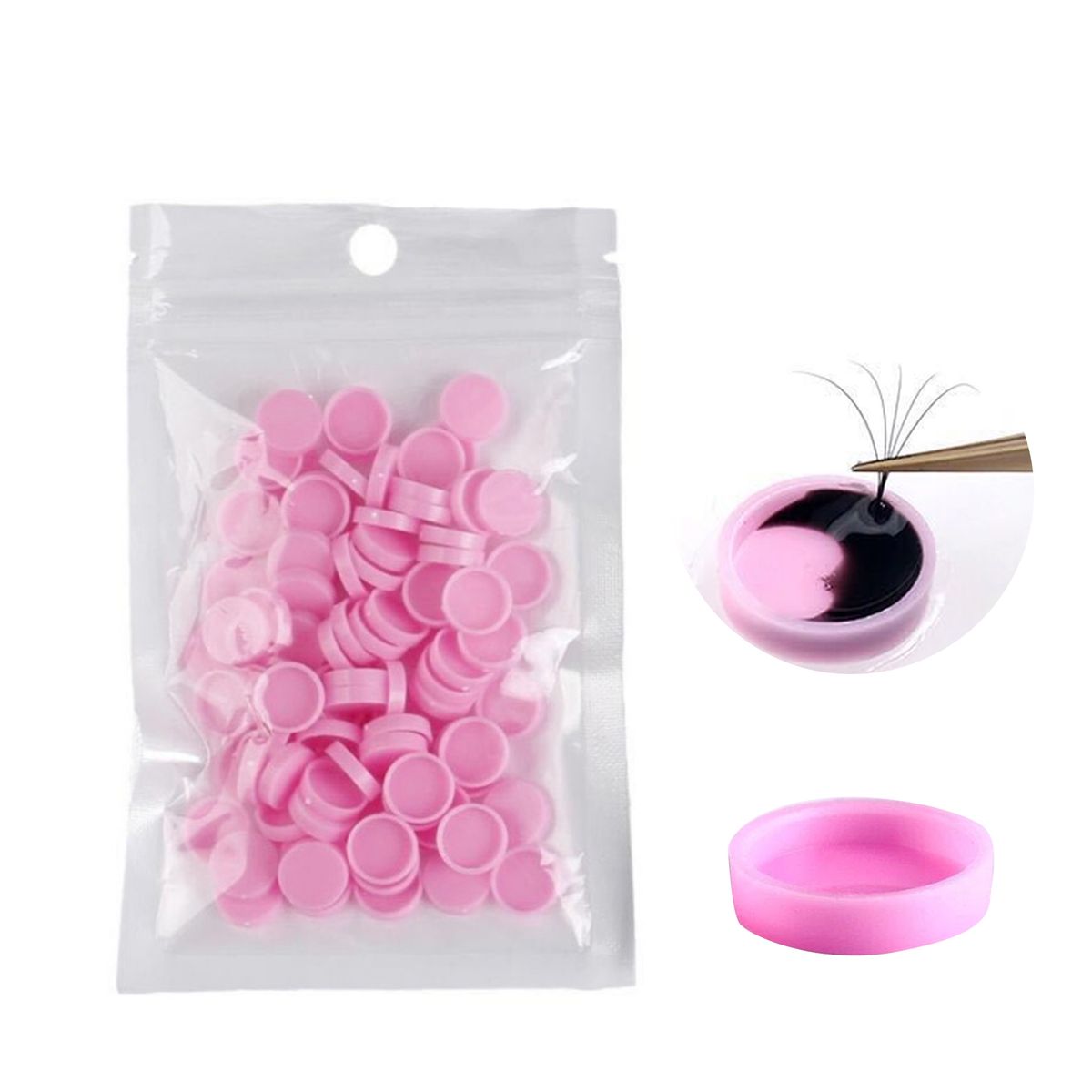100PCS/Pack Grafting Eyelash Delay Cup Eye Lashes Glue