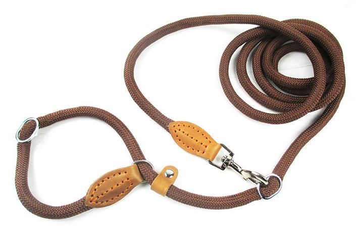 Multifunctional Dog Leash P Chain Slip Collar Pet Walking Leads Nylon Dog Rope Puppy Pet Traction For Small Medium Large Dogs