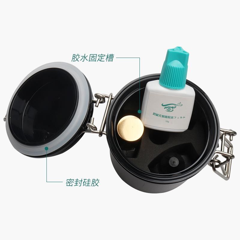 Eyelash glue storage tank individual adhesive stand eyelash extension activated sealed storage jar container makeup tool