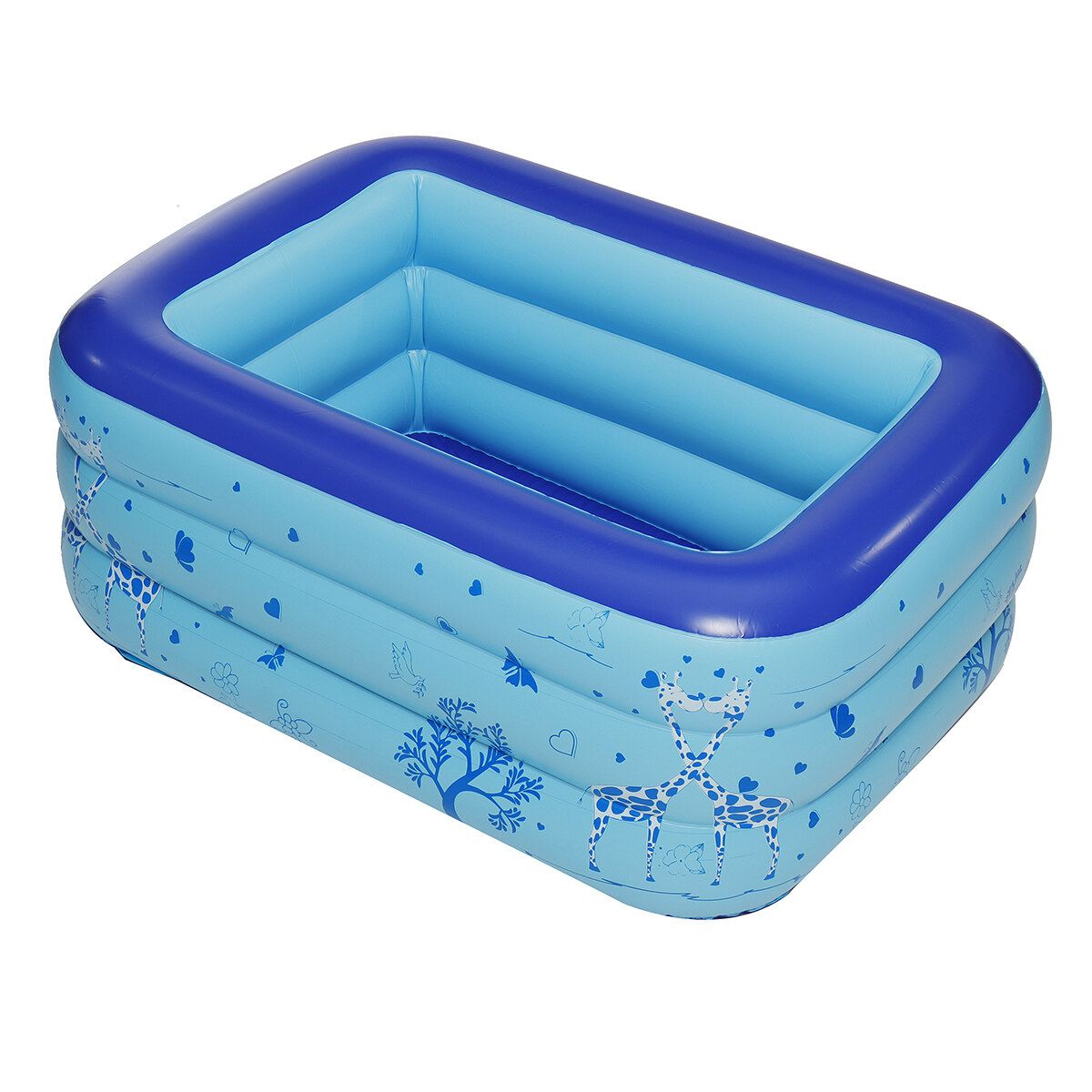 Large Inflatable Swimming Bath Pool Outdoor Children Paddling Bathtub Summer Swimming Pool For Fun Traning 1.3M