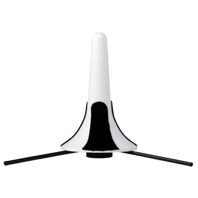 Function Trumpet Tripod Stand Rack Support With Detachable Leg White