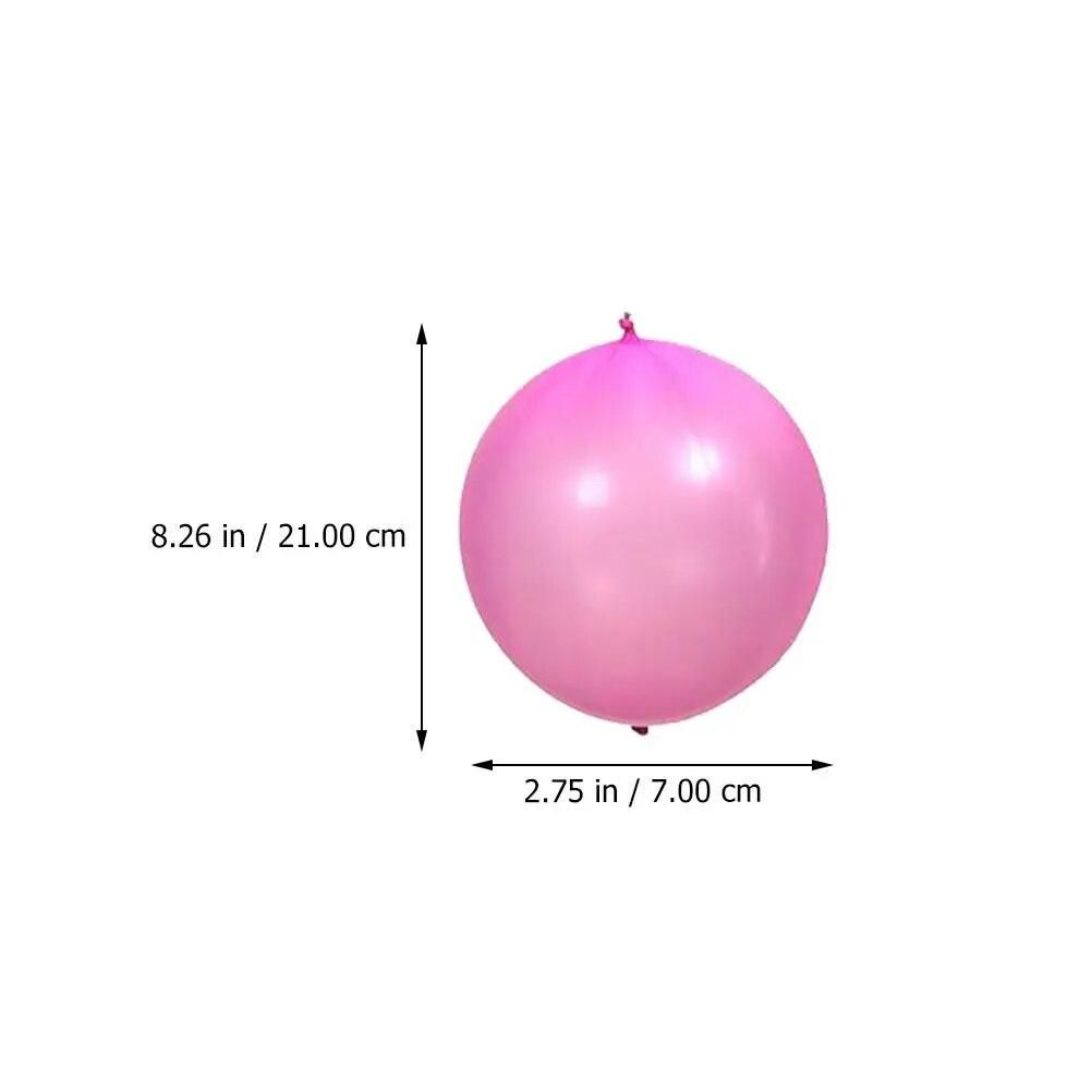 50pcs Punch Balloons Latex Balloons Toys Party Bag Fillers For Boys Girls Clapping Ball Inflatable Children'S Hand Racket Toy