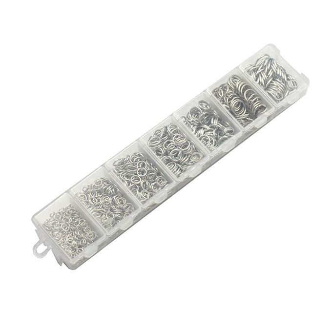 2900 Pack Metal Alloy Jump Rings Open Strong Jewellery Making 3