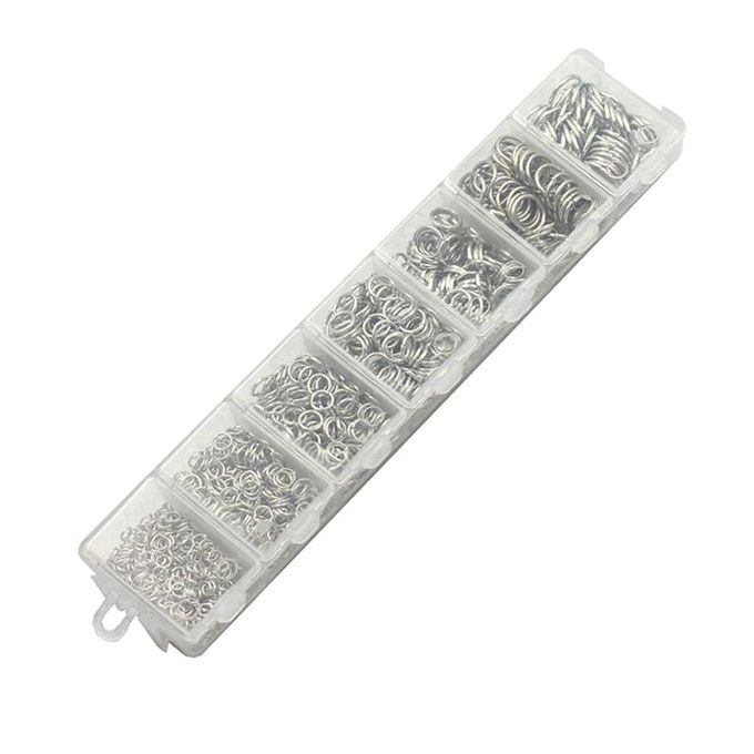 2900 Pack Metal Alloy Jump Rings Open Strong Jewellery Making 3