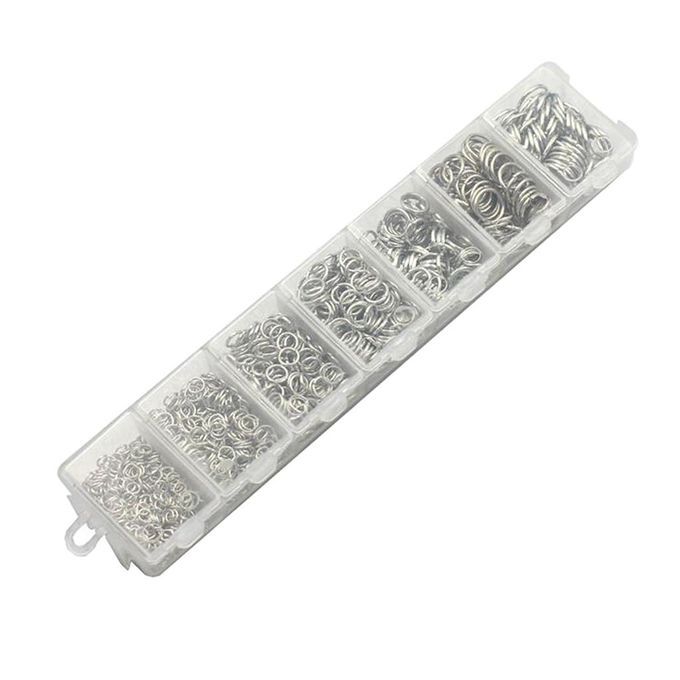 2900 Pack Metal Alloy Jump Rings Open Strong Jewellery Making 3