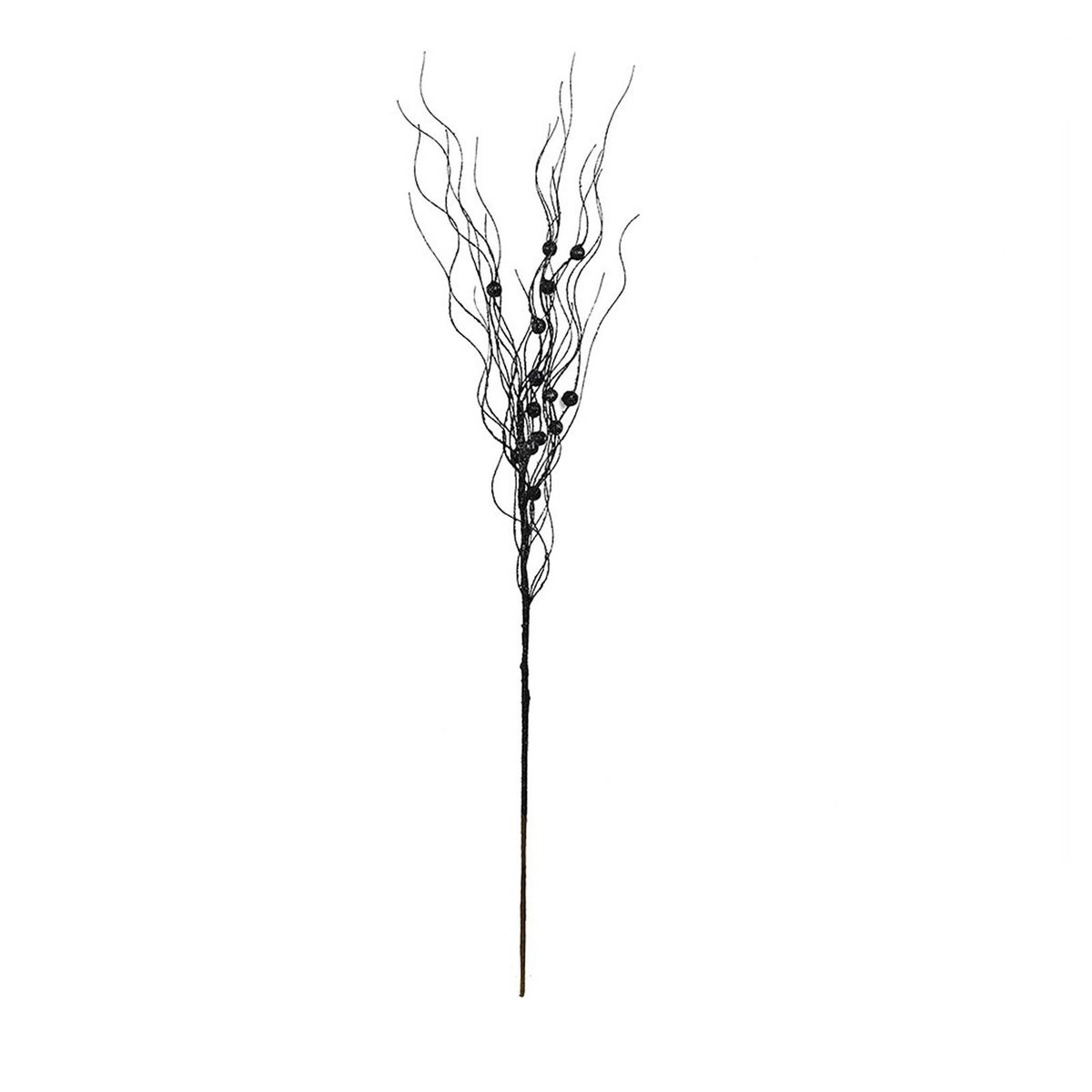 Reusable Halloween Floral Accents 10 Pcs Festive Autumn Berry Stems Black