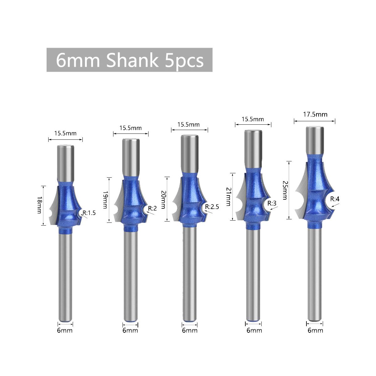 6mm Carbide Drawing Line Router High-Quality Tungsten Bit
