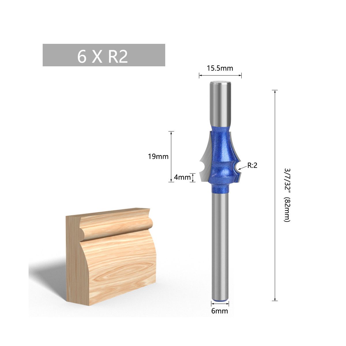 6mm Carbide Drawing Line Router High-Quality Tungsten Bit
