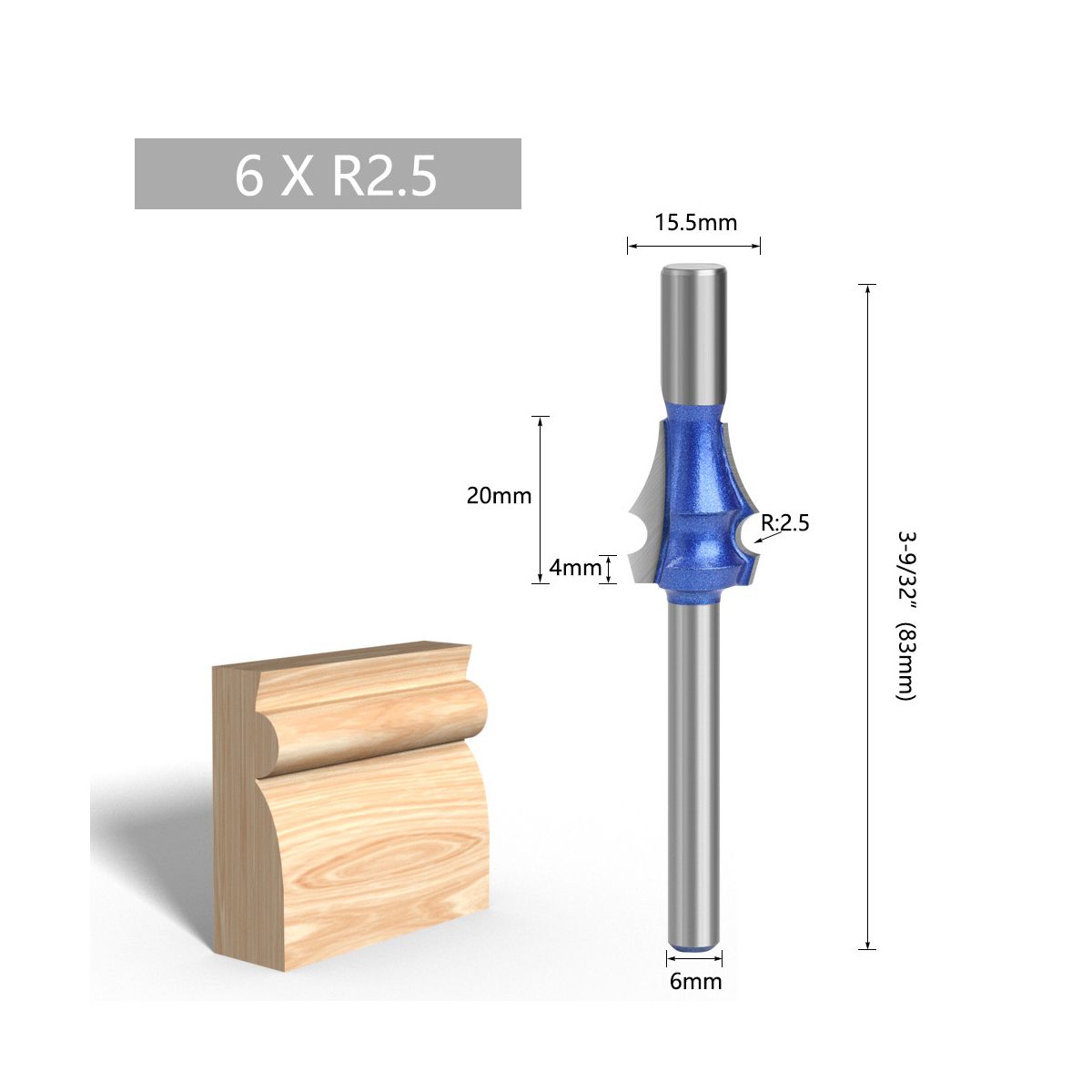 6mm Carbide Drawing Line Router High-Quality Tungsten Bit