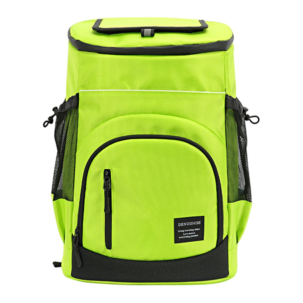 Insulated Cooler Backpack Large Capacity Bag Men Women Leakproof Green