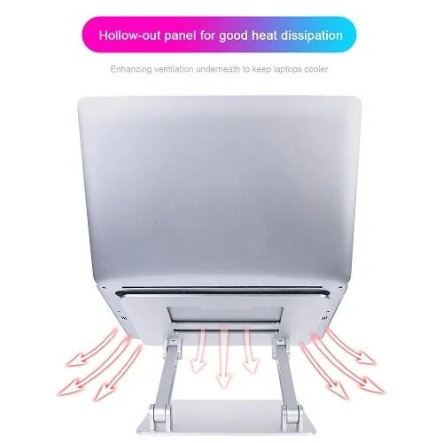 Xp Ergonomic Laptop Adjustable Stand With Heat Vent