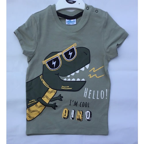 Hello Dino Toddler Boy Top