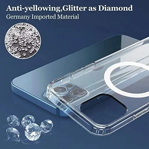 Silicone Magnetic Case With Magsafe Charging For iPhone 12