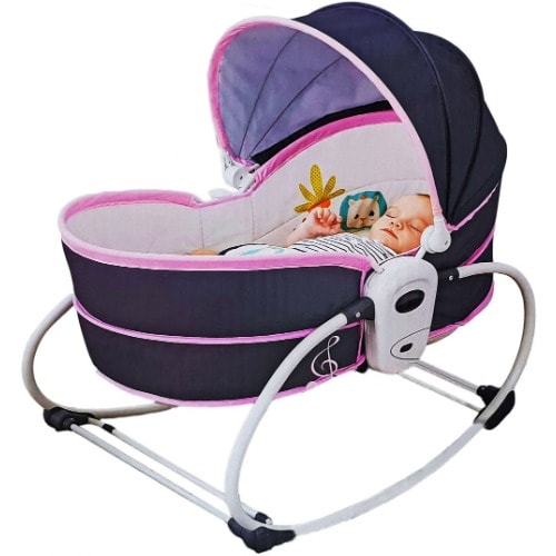 5 In 1  Napper, Bounce, Chair, Rocker With Removable Bassinet