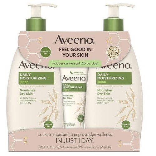 Baby Daily Moisturizing  Lotion With Soothing Oat And Rich Emollients Pack With Bonus - 2.5oz