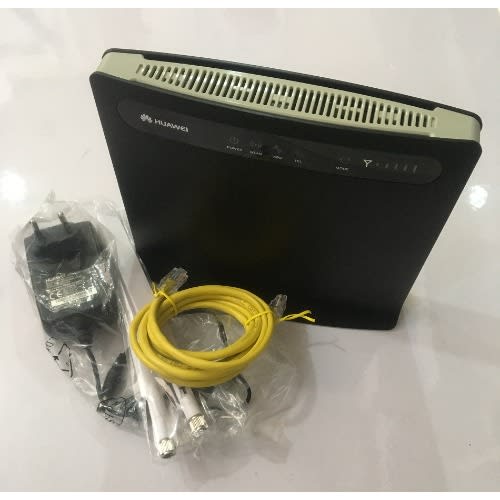 B593 Universal 4G LTE Indoor Router With 2 Antennas With 4 LAN & Telephone Ports For All Networks