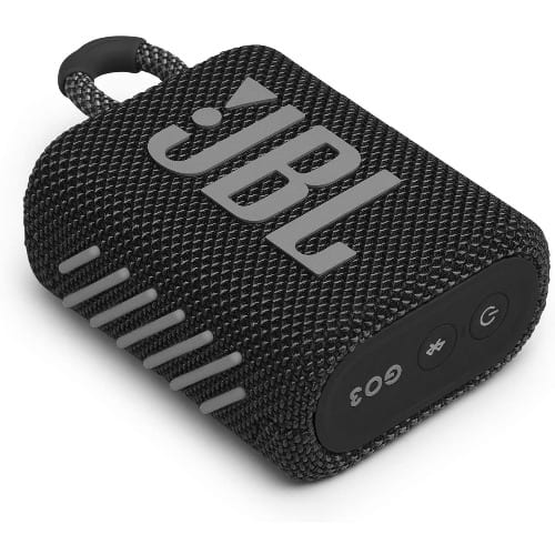 Go 3 Portable Bluetooth Speaker - Water & Dustproof - Black