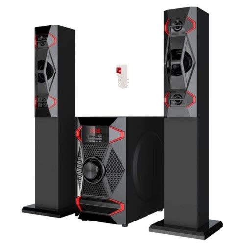 2.1ch Bluetooth Home Theatre + Free Lg Dvd+ Free Surge -dj-2102a