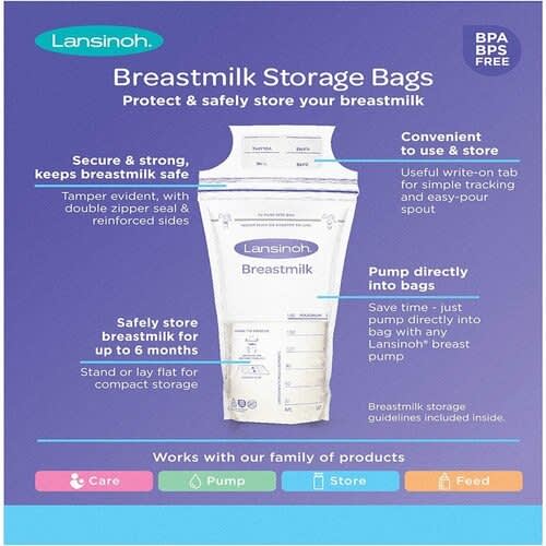 Breastmilk Storage Bags -25 Counts