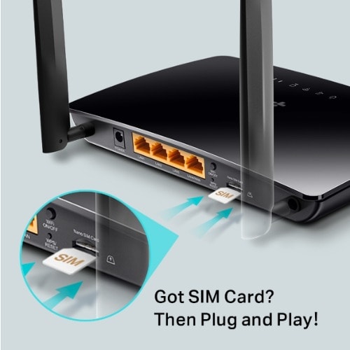 300 Mbps Wireless N 4g Lte Router  Tl-mr6400