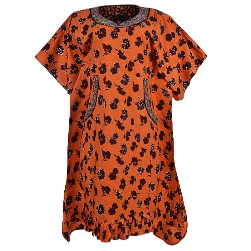 High Low Bubu  Stoned & Beaded Dress